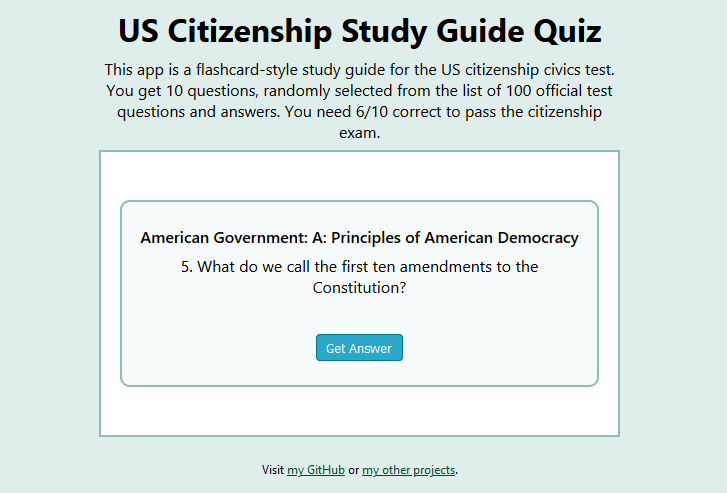 Citizenship study guide icon
